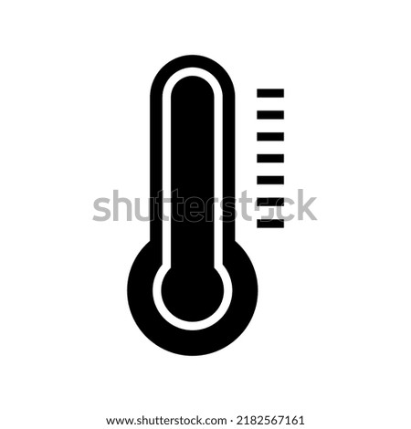 thermometer icon or logo isolated sign symbol vector illustration - high quality black style vector icons
