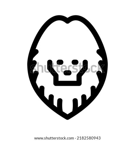 yeti icon or logo isolated sign symbol vector illustration - high quality black style vector icons
