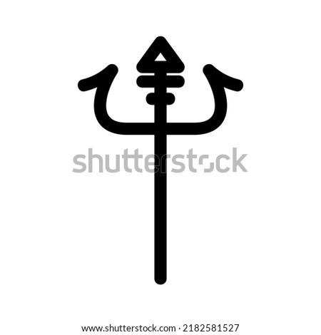 trident icon or logo isolated sign symbol vector illustration - high quality black style vector icons
