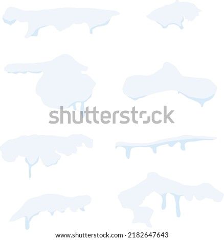 Snow on wall, snow clip art silhouette 