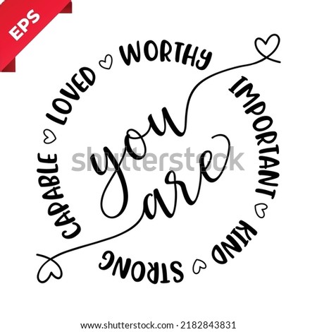 Print ready vector design for printing item, Black and white view