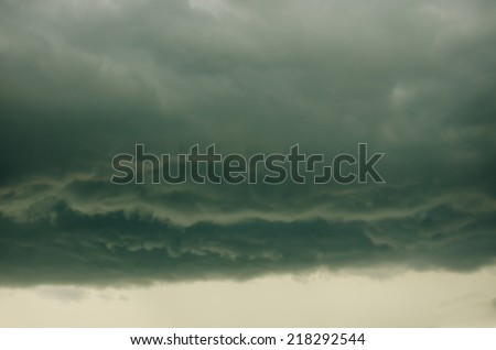 big storm cloud from nature