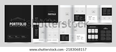 Architecture Portfolio and Portfolio Design Royalty-Free Stock Photo #2183068157