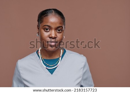 African female social worker portrait