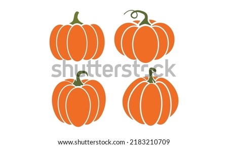 Four Bundle Pumpkin Bundle for Autumn- Pumpkin Vector and Clip Art