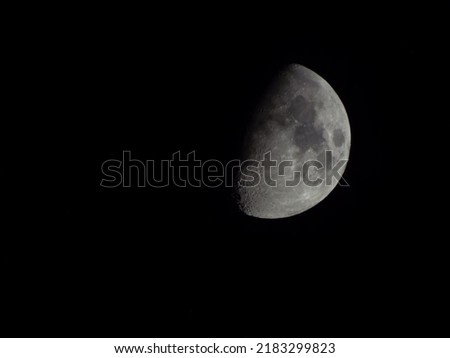 black and white moon picture