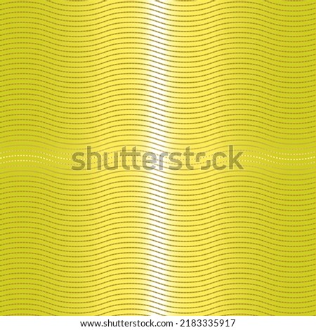 Vector illustration. A pattern of curves with alternating yellow and white gradients. For background.