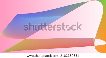 Pastel Pink Neon Fluid Horizontal Lines. Digital Technology Layers Psychedelic Blurred Background. Smooth Shape Multicolor Minimal Illustration. Futuristic Rainbow Dynamic Modern Color Gradient Mesh.