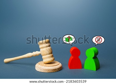 Resolution of dispute in civil Court. settle down conflicts. Laws and justice. Protection of financial interests. Challenging the verdict. Appeal. Termination of the contract in court. Royalty-Free Stock Photo #2183603539