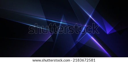 blue abstract ,background polygon elegant background and banner business  product present Royalty-Free Stock Photo #2183672581