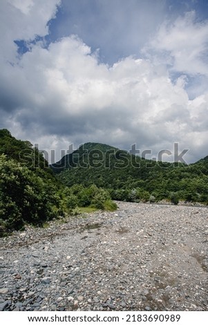 photography landscape mountains and mountain stream