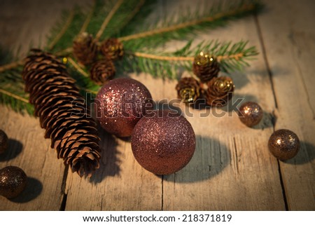 a christmas background with brown and copper colour