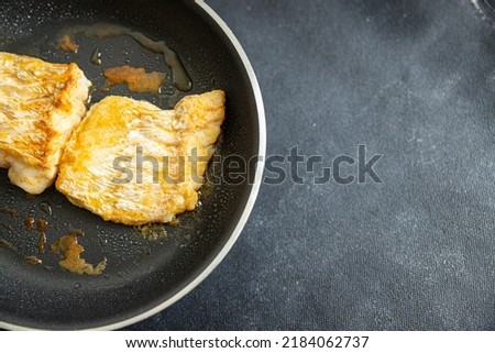 fried white fish seafood cod fish second course meal food snack on the table copy space food background 