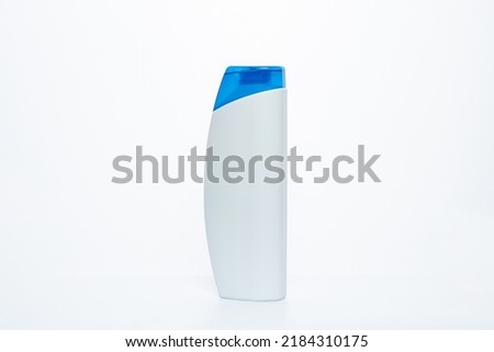 shampoo bottle in high res. image and isolated in white background 