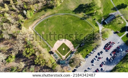 Softball field from the sky