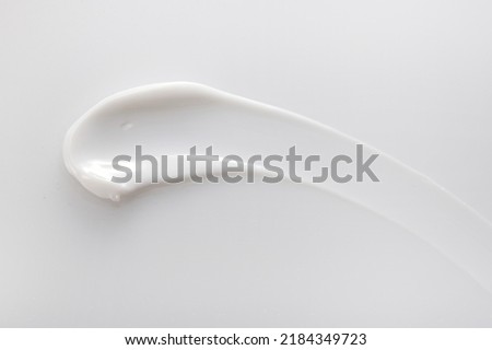 A close-up image of a cosmetic formulation. Royalty-Free Stock Photo #2184349723