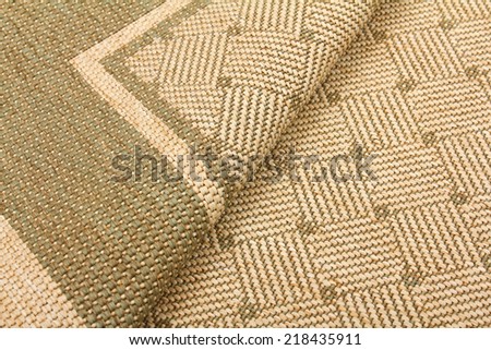 Beautiful mat carpet of machine work