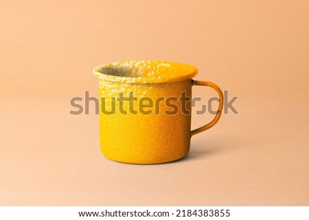 Creative mug,  Orange feuit editing