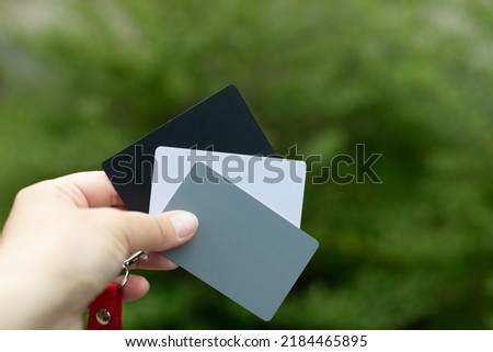 Grey Card for White Balance. 18 percent Exposure Photography Card for Custom Calibration, Camera Checker Video for Digital DSLR