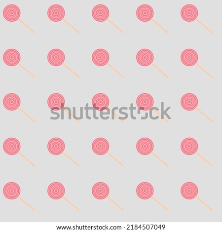 Illustration of lollipop pattern background pictrue