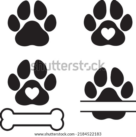 Dog Paw Dog Svg Vector File