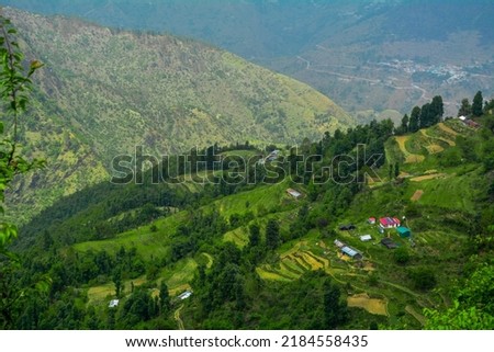Dhanaulti Hill Station Near Mussoorie Dehradun Uttarakhand India Royalty-Free Stock Photo #2184558435