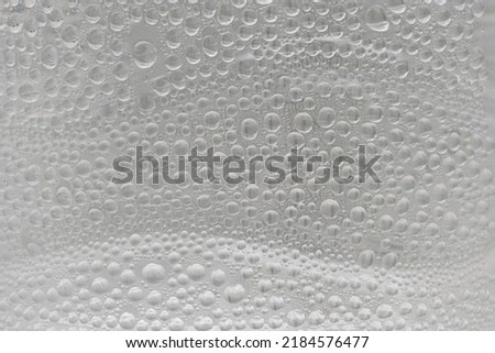 Water Droplets on White Background Texture.