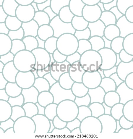 Vector seamless pattern. Modern stylish texture. Repeating abstract background with rings