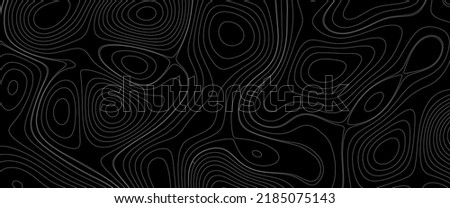 Topographic map background concept. Topo contour map. Rendering abstract illustration. Vector abstract illustration. Geography concept. paper texture design .Imitation of a geographical map Royalty-Free Stock Photo #2185075143