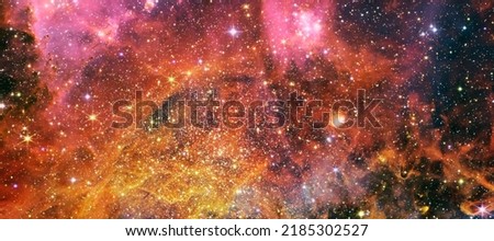 Colorful cosmos with stardust and milky way. Magic color galaxy. Infinite universe and starry night.Elements of this image furnished by NASA Royalty-Free Stock Photo #2185302527