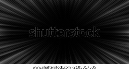 Abstract background with wind effect. Air, mist or smoke trails disappear into the distance in black hole or dark tunnel, blizzard, windstorm, cold hurricane flow, Realistic 3d vector illustration Royalty-Free Stock Photo #2185317535