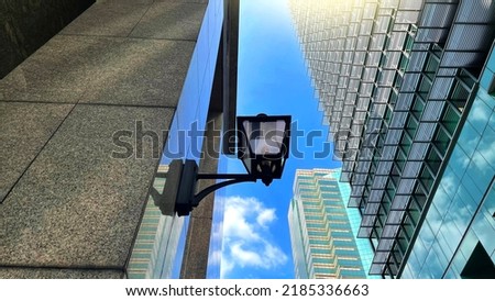 Low Angle View of Architecture, Architecture Window, Futuristic Background...,
