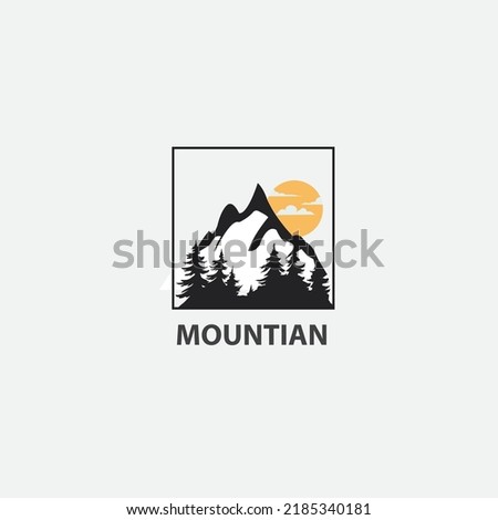 This is a mountain vector.