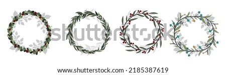Green laurel wreaths vector eps 10. laurel wreath set. Laurel Wreaths Vector
