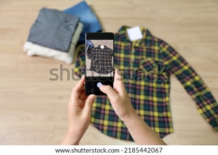 taking picture to Sell second-hand Clothes Online