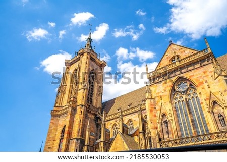 Saint Martin Church in Colmar, Alsace, France 