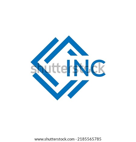 INC letter logo design on white background. INC creative circle letter logo concept. INC letter design.
 Royalty-Free Stock Photo #2185565785