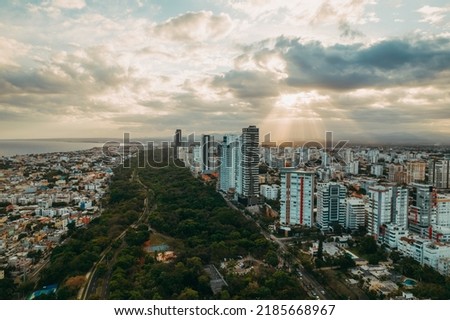 Santo Domingo, Dominican Republic, Aerial View Royalty-Free Stock Photo #2185668967