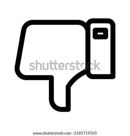 dislike icon or logo isolated sign symbol vector illustration - high quality black style vector icons
