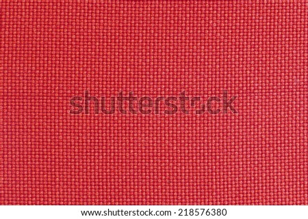 wallpaper or background - structure of a rustic, red fabric, roughly woven