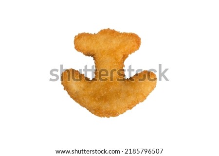 Food Bites Fried Chicken Nuggets in Anchor Shape
