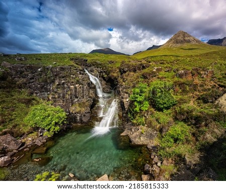 Fairy-tale landscape, The Fairy Pools, Isle of Skye, Scotland
