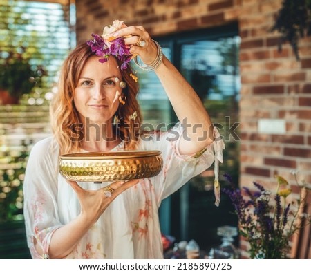 flower for the preparation of essential oil. Spa and aromatherapy. Royalty-Free Stock Photo #2185890725