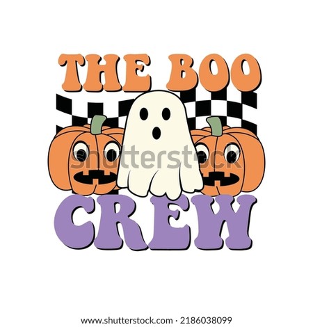 the boo crew, halloween t shirt, halloween Royalty-Free Stock Photo #2186038099