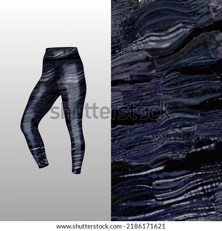 Abstract background style for sports leggings