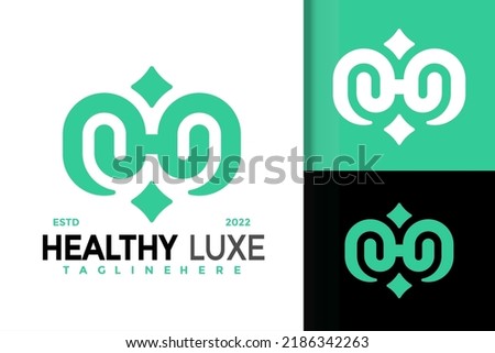 Letter H Healthy Logo Design, brand identity logos vector, modern logo, Logo Designs Vector Illustration Template