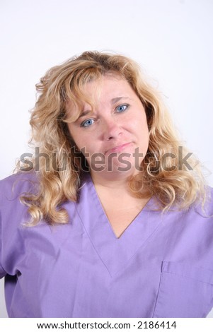 a nursing showing signs of a bad day