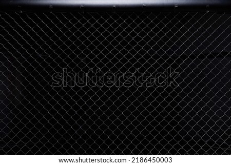 Image of an octagon. Concept of boxing, sport, muay thai, martial arts. Royalty-Free Stock Photo #2186450003