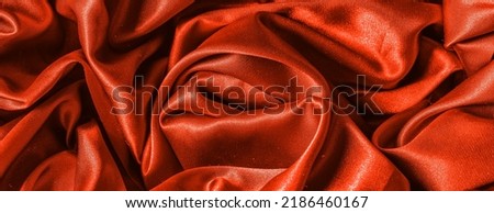 Red fabric texture cloth background for design.