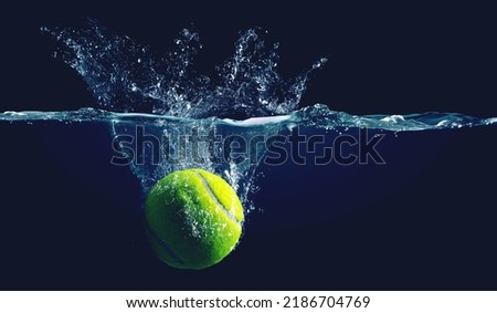 Tennis Ball image . Mixed media Royalty-Free Stock Photo #2186704769